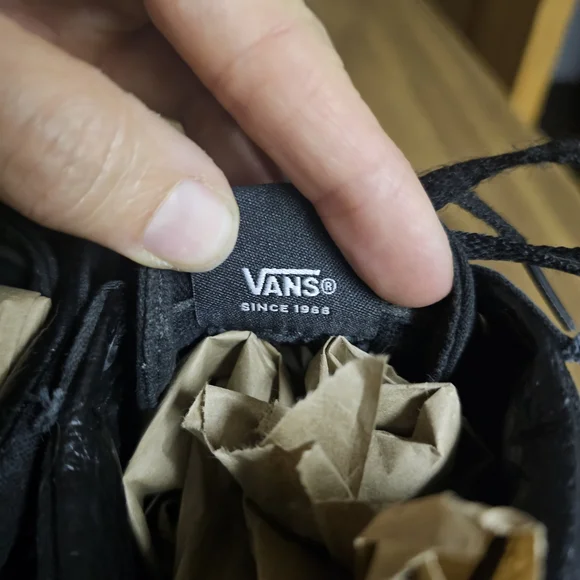 Vans Black High-Top Men's Sneakers - Picture 8 of 16